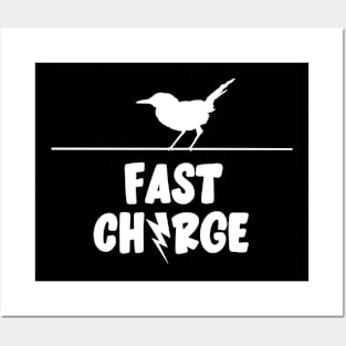 Fast Charge For Fake Bird Posters and Art